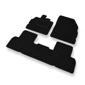 Tapis de Sol Feutres adapté pour Renault Scenic III (2009-2016) - tapis de voiture - noir