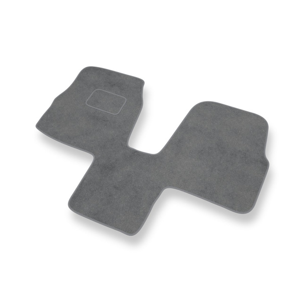 Tapis de Sol Velours adapté pour Kia Carnival I Monospace (1999-2006) - Premium tapis de voiture - gris