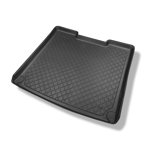 Tapis de coffre adapté pour Volkswagen Caravelle T6, T6.1 Van (06.2015-2024) - bac de coffre - protection de coffre voiture - empattement long; derriere 3e rangée de sieges