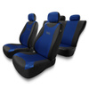 Housses de siège adaptées pour Seat Cordoba I, II (1993-2009) - housse siege voiture universelles - couverture siege - TR-BL