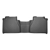 Tapis de sol en TPE adapté pour Nissan Navara NP300 Pick-Up (12.2015-10.2022) - crochets de fixation sur le plancher - tapis de voiture - noir