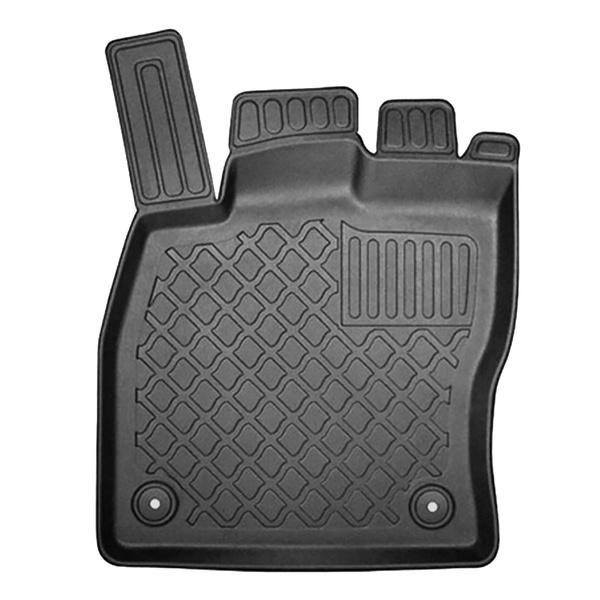 Tapis de sol en TPE adapté pour Seat Leon III Sportstourer (12.2015-10.2022) - tapis de voiture - noir