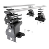 Barres de toit en aluminium adapté pour Hyundai Getz Hayon (2005-2011) - Porte-Bagages de Voiture argent - toit normal