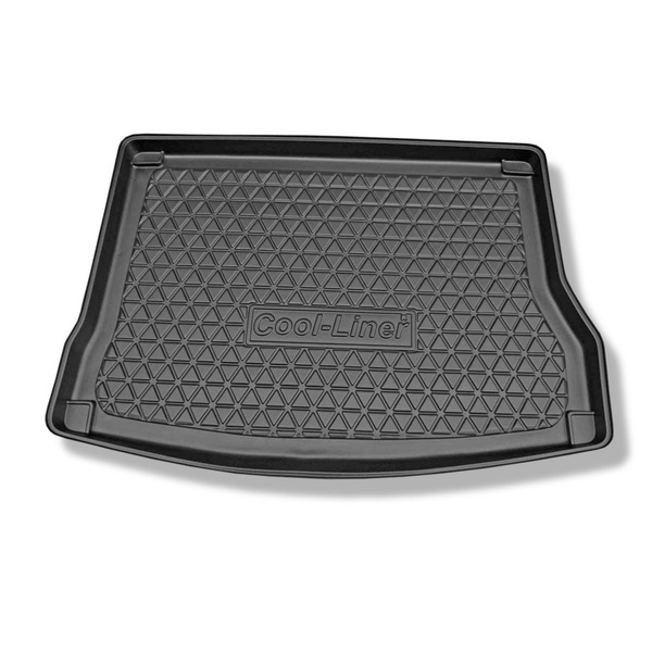 Tapis de coffre adapté pour Kia Ceed I ED Hayon (2007-04.2012) - bac de coffre - protection de coffre voiture - coffre supérieur; aussi pro cee'd