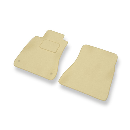 Tapis de Sol Velours adapté pour Lexus IS II XE20 (2005-2012) - Premium tapis de voiture - beige