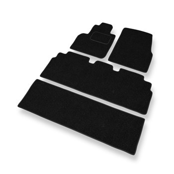 Tapis de Sol Feutres adapté pour Renault Grand Espace IV (2003-2014) - tapis de voiture - noir