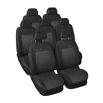 Housses de siège sur mesure adaptées pour Opel Zafira C Tourer (2011-2019) 7 places - housse siege voiture - couverture siege - E3