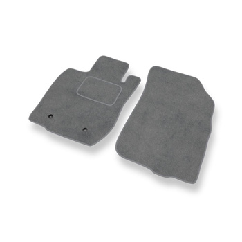 Tapis de Sol Velours adapté pour Dacia Duster I (2010-2018) - Premium tapis de voiture - gris