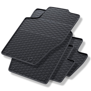 Tapis de sol en caoutchouc adapté pour Peugeot 307 II Break, Hayon, Cabriolet, B