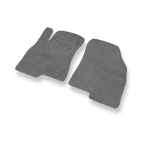 Tapis de Sol Velours adapté pour Kia Magentis I (2000-2005) - Premium tapis de voiture - gris