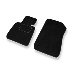 Tapis de Sol Velours adapté pour BMW 3 M3 IV E90 Berline (2007-2013) - Premium tapis de voiture - noir