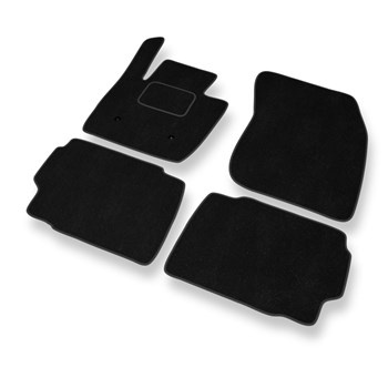 Tapis de Sol Velours adapté pour Ford Mondeo V (2014-2021) - Premium tapis de voiture - noir