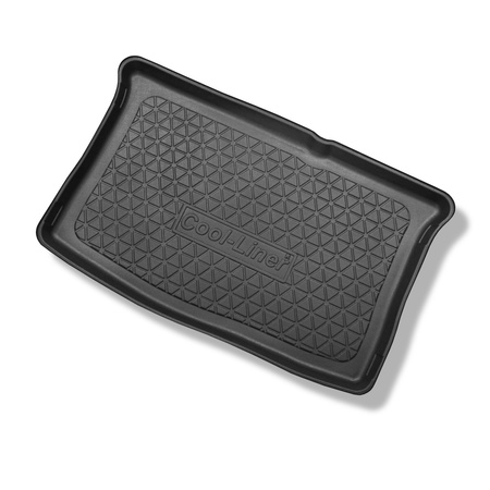 Tapis de coffre adapté pour Hyundai i20 II GB Hayon (12.2014-07.2020) - bac de coffre - protection de coffre voiture - coffre inférieur (sans plancher multi-fonctions)