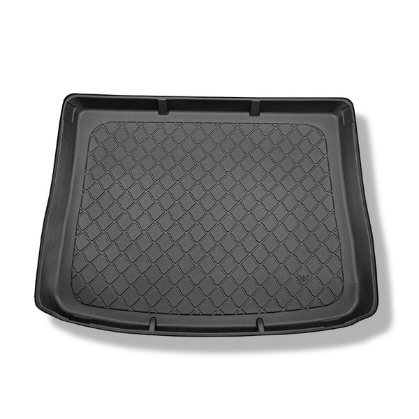 Tapis de coffre adapté pour Volkswagen Tiguan I SUV (07.2007-04.2016) - bac de coffre - protection de coffre voiture - coffre supérieur (seuil de chargement plat)