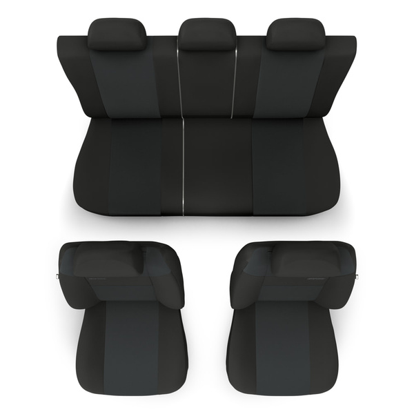 Housses de siège adaptées pour Fiat Bravo I, II (1995-2015) - housse siege voiture universelles - couverture siege - RSL-G1