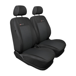 Housses de siège sur mesure adaptées pour Peugeot Partner II Van (2008-2018) seulement les sièges avant - deux simple - housse siege voiture - couverture siege - E3
