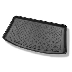 Tapis de coffre adapté pour Kia Rio IV YB Hayon (02.2017-....) - bac de coffre - protection de coffre voiture - coffre supérieur; modèles avec plancher amovible du coffre; non pour version hybride