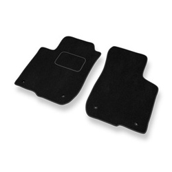 Tapis de Sol Velours adapté pour Audi A3 I 8L Hayon (1996-2003) - Premium tapis de voiture - noir