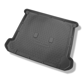 Tapis de coffre adapté pour Nissan NV200 Van (01.2010-02.2019) - bac de coffre - protection de coffre voiture - 5/7 places; 3e rangée soulevée