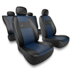 Housses de siège adaptées pour Seat Arona (2017-2019) - housse siege voiture universelles - couverture siege - XL-BL