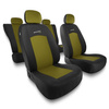 Housses de siège adaptées pour BMW 1 E82, E87, E88, F20, F21 (2004-2019) - housse siege voiture universelles - couverture siege - S-Y