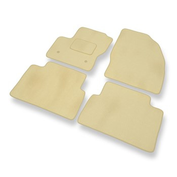 Tapis de Sol Velours adapté pour Ford C-Max II Monospace (2010-2019) - Premium t