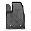 Tapis de sol en TPE adapté pour Ford Tourneo Custom Van (01.2013-....) - transmission automatique - tapis de voiture - noir