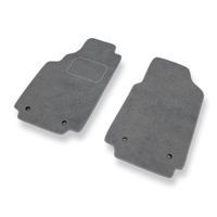 Tapis de Sol Velours adapté pour Audi A6 I C4 (1994-1997) - Premium tapis de voiture - gris