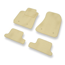 Tapis de Sol Velours adapté pour Alfa Romeo Brera Coupé (2005-2010) - Premium tapis de voiture - beige