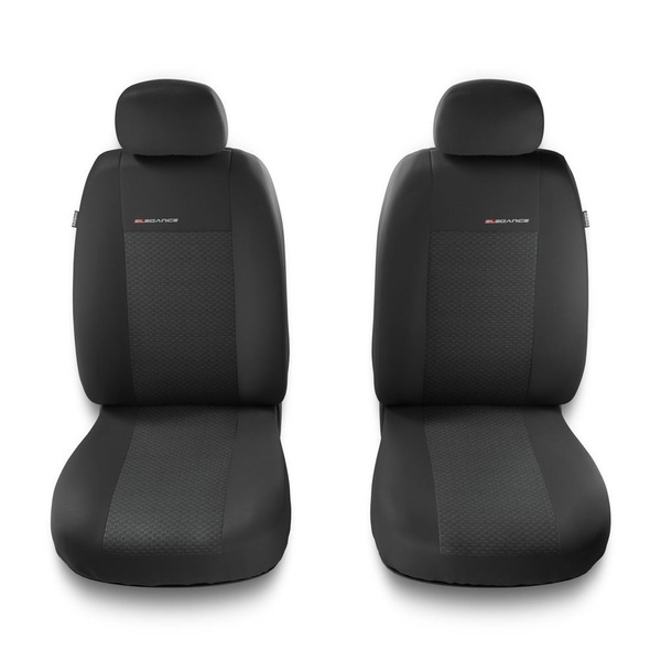 Housses de siège avant adaptées pour Dacia Duster I, II, III (2010-....) - housse siege voiture universelles - couverture siege conducteur - 2UNE-3