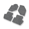 Tapis de Sol Velours adapté pour Volvo C70 I (1997-2006) - Premium tapis de voiture - gris