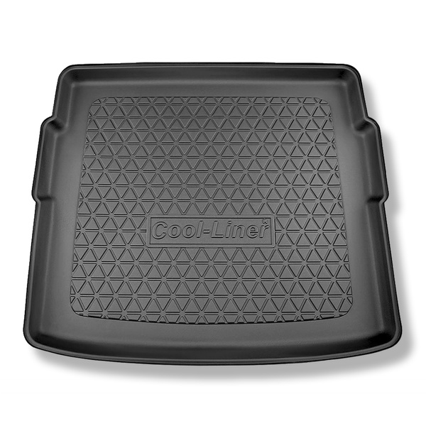 Tapis de coffre adapté pour DS 7 Crossback SUV (02.2018-2022) - bac de coffre - protection de coffre voiture - coffre inférieur; sous / sans plancher amovible du coffre