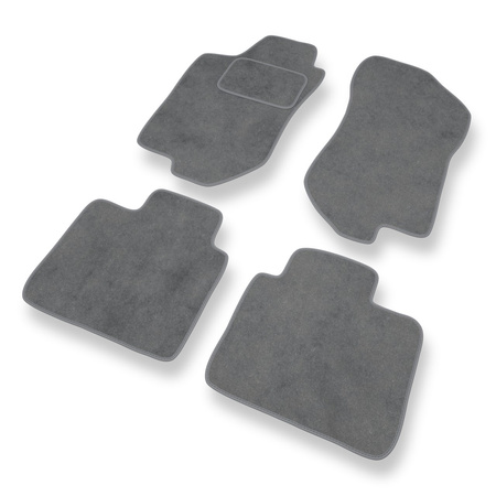 Tapis de Sol Velours adapté pour Alfa Romeo 145 I (1994-2000) - Premium tapis de voiture - gris