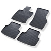 Tapis de sol en caoutchouc adapté pour Skoda Octavia IV (2019-....) - tapis de voiture - noir