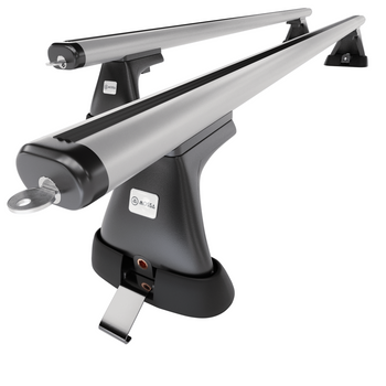 Barres de toit en aluminium adapté pour Toyota RAV4 mk II SUV (2000-2005) - Port