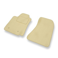 Tapis de Sol Velours adapté pour Alfa Romeo 159 I (2005-2011) - Premium tapis de voiture - beige