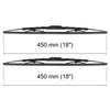 Balais d'essuie-glace de pare-brise adaptés pour Mazda MX-5 II, III Roadster (08.1989-03.2015) - balais standard