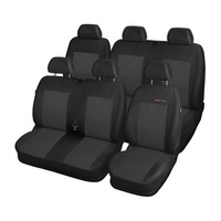 Housses de siège sur mesure adaptées pour Fiat Ducato II Van (2006-2014) 7 places - housse siege voiture - couverture siege - E1