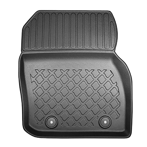 Tapis de sol en TPE adapté pour Ford Focus III Hayon (03.2011-08.2018) - tapis de voiture - noir