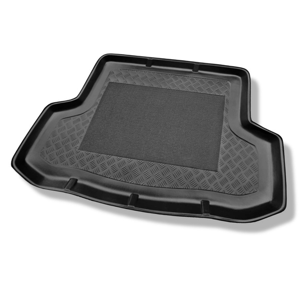 Tapis de coffre adapté pour Chevrolet Aveo Classic Berline (2011-2017) - bac de coffre - protection de coffre voiture - apres le facelift de 2006 (modele T250)