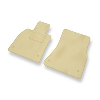 Tapis de Sol Velours adapté pour Lexus GS III (2004-2012) - Premium tapis de voiture - beige