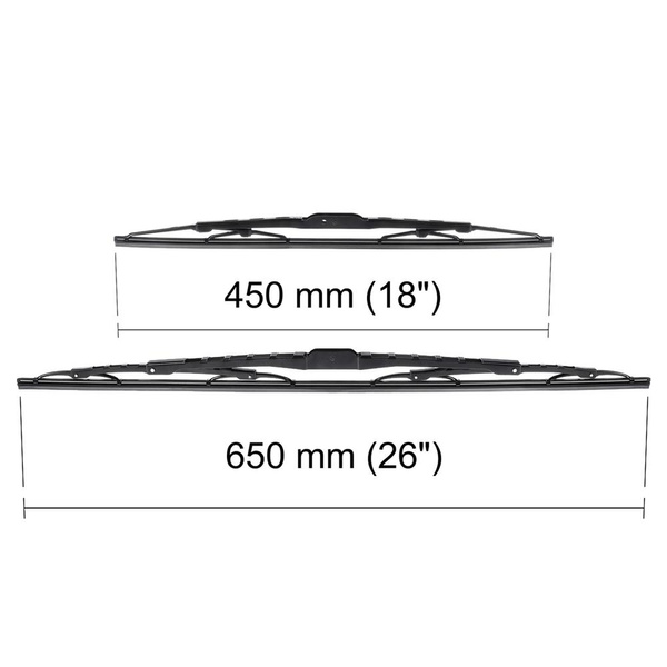 Balais d'essuie-glace de pare-brise adaptés pour Honda HR-V II SUV (08.2015-2021) - balais standard
