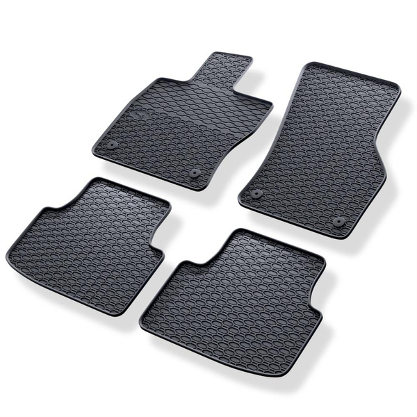 Tapis de sol en caoutchouc adapté pour Cupra Formentor (2020-....) - tapis de voiture - noir