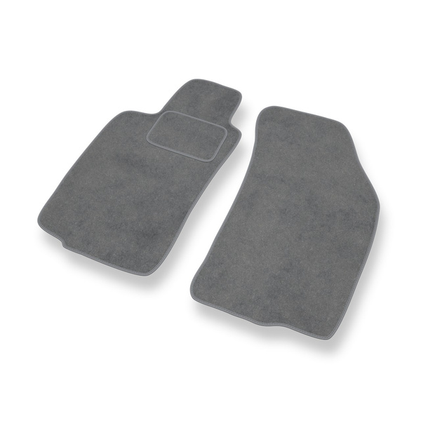 Tapis de Sol Velours adapté pour Alfa Romeo GT Coupé (2003-2010) - Premium tapis de voiture - gris