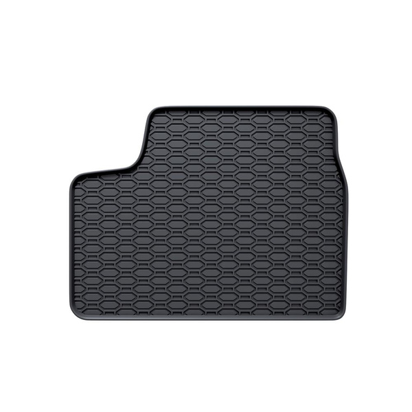 Tapis de sol en caoutchouc adapté pour Opel Astra H Caravan, Hayon, Cabriolet, Berline (2004-2013) - tapis de voiture - noir - 4 pcs.