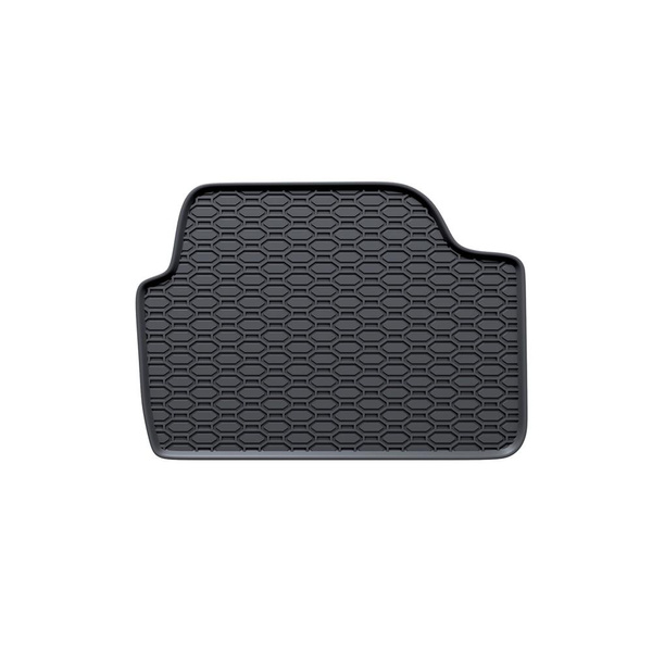 Tapis de sol en caoutchouc adapté pour BMW 1 E81, E82, E87, E88 (2007-2013) - tapis de voiture - noir