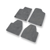 Tapis de Sol Velours adapté pour Peugeot 607 Berline (1999-2010) - Premium tapis de voiture - gris