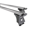 Barres de toit en aluminium adapté pour Peugeot Boxer II Van (2006-2014) - Porte-Bagages de Voiture argent - points de montage - (suivant le modèle de voiture ils peuvent se situer à différents endroits)