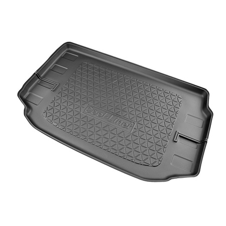 Tapis de coffre adapté pour Suzuki Jimny II GJ SUV (10.2018-2020) - bac de coffre - protection de coffre voiture - derriere 1re rangée de sieges; 2e rangée de sièges abaissée