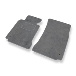 Tapis de Sol Velours adapté pour BMW 5 M5 III E39 Berline, Touring (1998-2003) - Premium tapis de voiture - gris